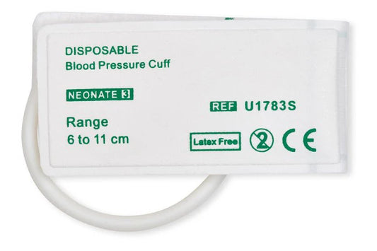 Brazalete para NIBP/Neonatal-3/1 vía/CU-NN3ST-40