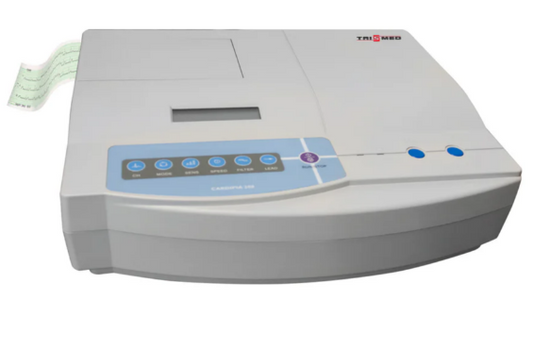 Electrocardiógrafo SMART200 para uso en veterinaria, marca Trismed