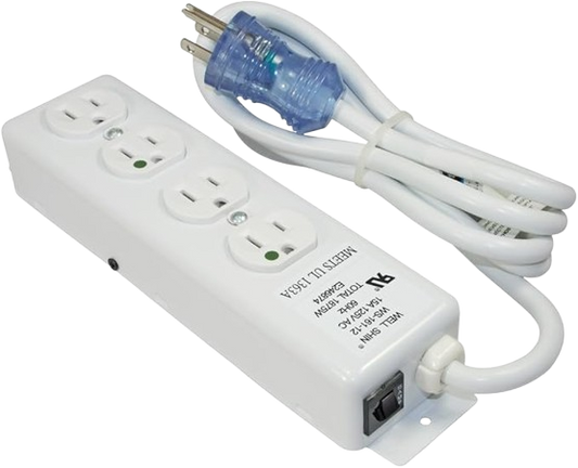 Multicontacto Grado Médico, 4 salidas