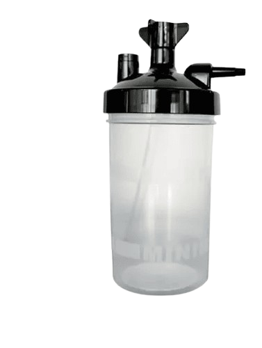 Vaso humidificador con Válvula de seguridad