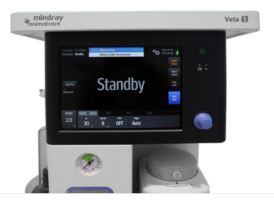 Máquina de Anestesia Veta 5 PLUS Veterinaria, marca Mindray