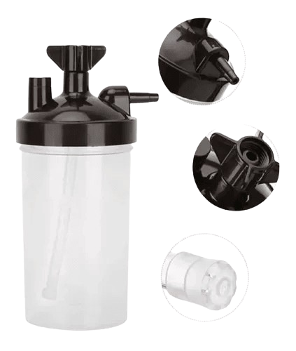 Vaso humidificador con Válvula de seguridad
